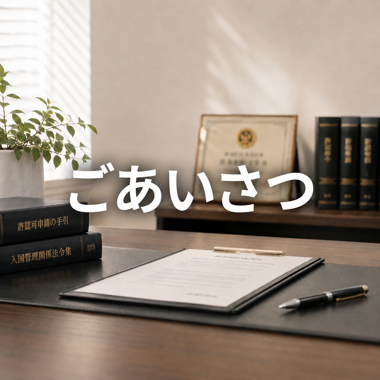 ご挨拶